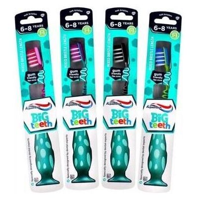 Aquafresh, Brosse à dents manuelle, Big Teeth Toothbrush Bristles doux Brosse à dents 1Pc (Souple) - Publicité Aquafresh, Brosse à dents manuelle, Big Teeth Toothbrush Bristles doux Brosse à dents 1Pc (Souple) - Publicité