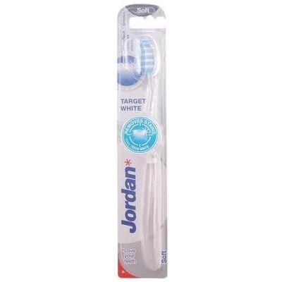 Jordan, Brosse à dents manuelle, Brosse à dents blanche Target Soft 1 Pc(S) (Souple, 1x) - Publicité Jordan, Brosse à dents manuelle, Brosse à dents blanche Target Soft 1 Pc(S) (Souple, 1x) - Publicité