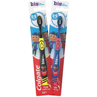 Colgate, Brosse à dents manuelle, Brosse à dents Big Kids Smiles 6-9 ans (1x) - Publicité Colgate, Brosse à dents manuelle, Brosse à dents Big Kids Smiles 6-9 ans (1x) - Publicité