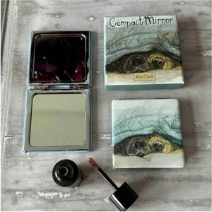 Hippo, Miroir cosmétique, Spiegel in einer Box Hundenasen - Publicité Hippo, Miroir cosmétique, Spiegel in einer Box Hundenasen - Publicité