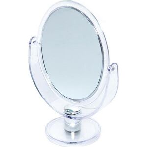 Miroir grossissant rond transparent - Base stable - Publicité Miroir grossissant rond transparent - Base stable - Publicité