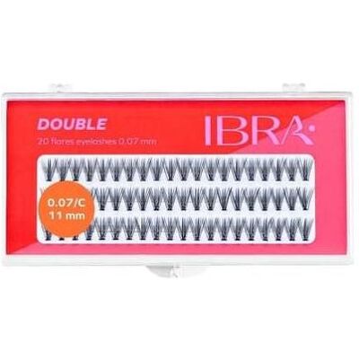 Ibra, Faux cils, Tufts Of False Eyelashes 0.07 C-11Mm (Cils artificiels) - Publicité Ibra, Faux cils, Tufts Of False Eyelashes 0.07 C-11Mm (Cils artificiels) - Publicité