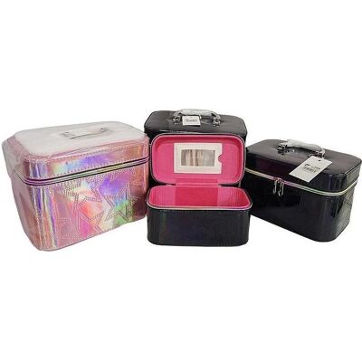 Adar, Maquillage : accessoires, S-Etui mit Spiegel und Reissverschluss, 19x11x10cm MIX - Publicité Adar, Maquillage : accessoires, S-Etui mit Spiegel und Reissverschluss, 19x11x10cm MIX - Publicité