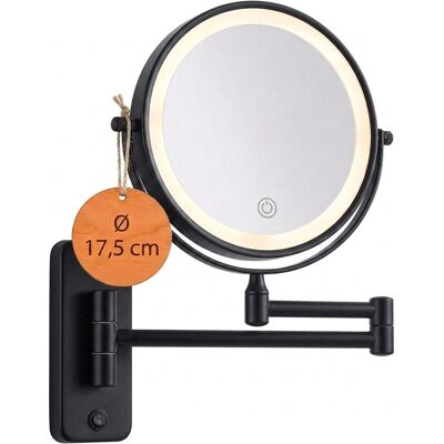 Relaxdays, Miroir cosmétique, Miroir maquillage LED - Publicité Relaxdays, Miroir cosmétique, Miroir maquillage LED - Publicité