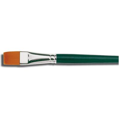 Hobby Line - BASIC - manche bois vert - pinceau - Publicité Hobby Line - BASIC - manche bois vert - pinceau - Publicité
