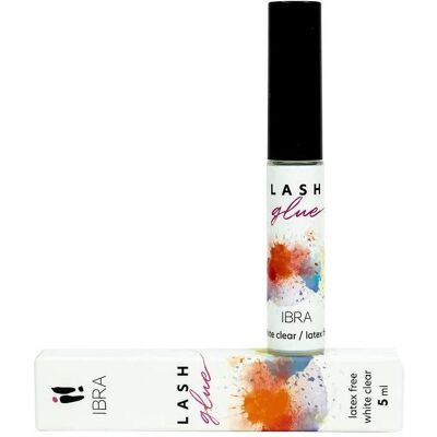 Ibra, Faux cils, Colle pour les cils Lash Glue 5ml (Colle pour cils) - Publicité Ibra, Faux cils, Colle pour les cils Lash Glue 5ml (Colle pour cils) - Publicité