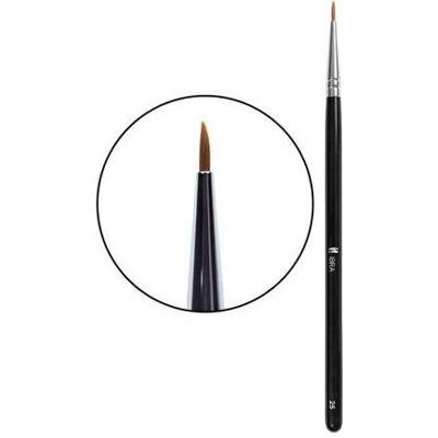 Ibra, Pinceau de maquillage, Pinceau eyeliner n° 25 Nylon - pour l'application de l'eyeliner 1p. (Eyeliner) - Publicité Ibra, Pinceau de maquillage, Pinceau eyeliner n° 25 Nylon - pour l'application de l'eyeliner 1p. (Eyeliner) - Publicité