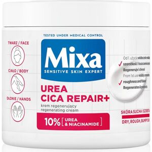 Mixa Urea Cica Repair+ Crème Hydratante - Crème pour visage, mains et corps - Publicité Mixa Urea Cica Repair+ Crème Hydratante - Crème pour visage, mains et corps - Publicité