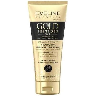 Eveline, Crème pour les mains, Crème pour les mains aux peptides d'or contre la décoloration 75ml (75 ml) - Publicité Eveline, Crème pour les mains, Crème pour les mains aux peptides d'or contre la décoloration 75ml (75 ml) - Publicité