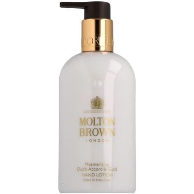 Molton Brown, Crème pour les mains, Lotion pour les mains envoûtante Oudh Accord & Or 300 ml (300 ml) - Publicité Molton Brown, Crème pour les mains, Lotion pour les mains envoûtante Oudh Accord & Or 300 ml (300 ml) - Publicité