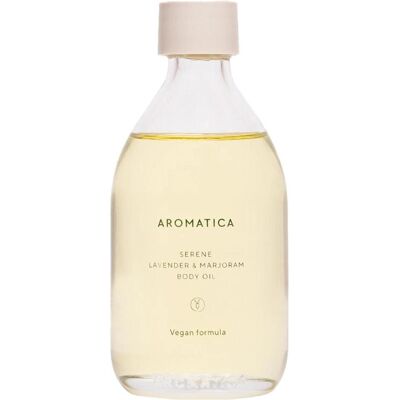 Aromatica Marque Huile pour le Corps Lavande & Marjolaine - Huile Corporelle - Publicité Aromatica Marque Huile pour le Corps Lavande & Marjolaine - Huile Corporelle - Publicité