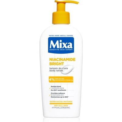 Mixa, Lotion pour le corps, Niacinamide Bright Body Balm 250ml (Lotion pour le corps, 250 ml) - Publicité Mixa, Lotion pour le corps, Niacinamide Bright Body Balm 250ml (Lotion pour le corps, 250 ml) - Publicité