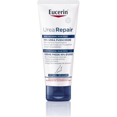 Eucerin UreaRepair PLUS Crème pour les pieds 10% d'Urée - Crème pour les pieds - Publicité Eucerin UreaRepair PLUS Crème pour les pieds 10% d'Urée - Crème pour les pieds - Publicité