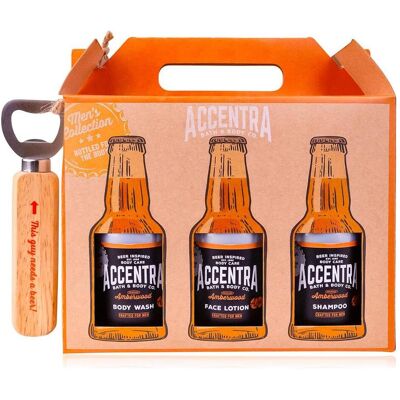 Accentra, Set cadeau beauté, Geschenkset Sixpack Bier MEN'S COLLECTION (Set soin du corps) - Publicité Accentra, Set cadeau beauté, Geschenkset Sixpack Bier MEN'S COLLECTION (Set soin du corps) - Publicité