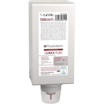 PGP, Crème pour les mains, Hautpflegecreme PHYSIODERM CUREA PURE 1l O/W-Emulsion Variofl.PHYSIODERM (1000 ml) - Publicité PGP, Crème pour les mains, Hautpflegecreme PHYSIODERM CUREA PURE 1l O/W-Emulsion Variofl.PHYSIODERM (1000 ml) - Publicité