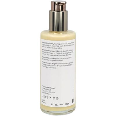 Dr. Hauschka Lait Corporel au Coing - 145ml - Publicité Dr. Hauschka Lait Corporel au Coing - 145ml - Publicité