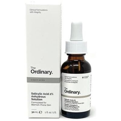 La Solution Anhydre d'Acide Salicylique 2% de The Ordinary - Sérum de soin - Publicité La Solution Anhydre d'Acide Salicylique 2% de The Ordinary - Sérum de soin - Publicité