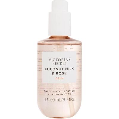 Victoria's Secret, Lotion pour le corps, Coconut Milk & Rose Body Oil With Coconut Oil 200 Ml (Huile pour le corps, 200 ml) - Publicité Victoria's Secret, Lotion pour le corps, Coconut Milk & Rose Body Oil With Coconut Oil 200 Ml (Huile pour le corps, 200 ml) - Publicité