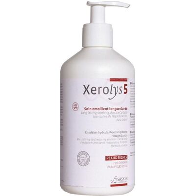 Biotherm, Lotion pour le corps, Lab Lysaskin, Xerolys 5, Protects & Hydrates, Body Emulsion, For Face & Body, 500 ml Unisex (500 ml) - Publicité Biotherm, Lotion pour le corps, Lab Lysaskin, Xerolys 5, Protects & Hydrates, Body Emulsion, For Face & Body, 500 ml Unisex (500 ml) - Publicité
