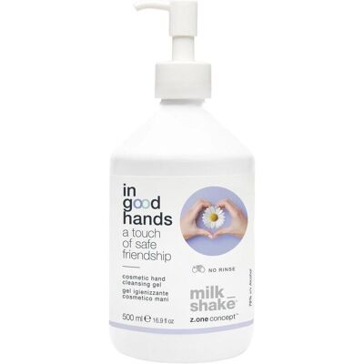 Milk Shake In Good Hands Gel Nettoyant - Gel désinfectant pour les mains 500ml - Publicité Milk Shake In Good Hands Gel Nettoyant - Gel désinfectant pour les mains 500ml - Publicité