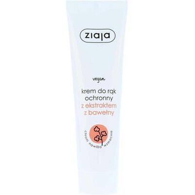 Ziaja, Crème pour les mains, Crème protectrice pour les mains en coton (75 ml) - Publicité Ziaja, Crème pour les mains, Crème protectrice pour les mains en coton (75 ml) - Publicité