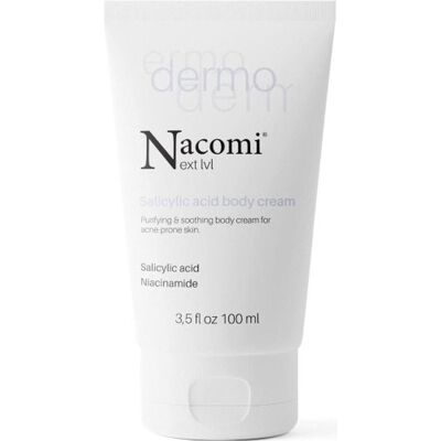 Nacomi Next Lvl DERMO Crème Corps avec Acide Salicylique & Niacinamide - Soin Corporel - Publicité Nacomi Next Lvl DERMO Crème Corps avec Acide Salicylique & Niacinamide - Soin Corporel - Publicité