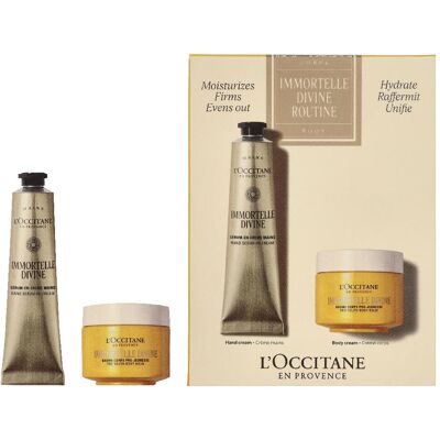 L'Occitane, Set cadeau beauté, Immortelle Divine (Set soin du corps) - Publicité L'Occitane, Set cadeau beauté, Immortelle Divine (Set soin du corps) - Publicité