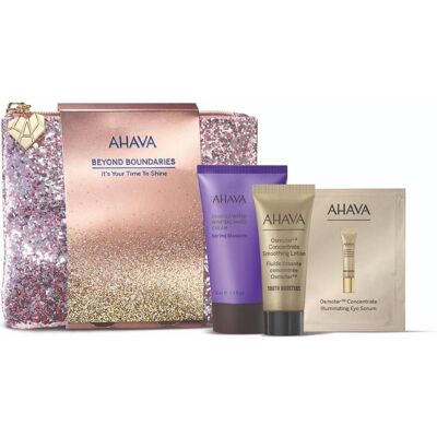 AHAVA Beyond Boundaries It's Your Time To Shine Coffret Cadeau - Pour visage et corps - Publicité AHAVA Beyond Boundaries It's Your Time To Shine Coffret Cadeau - Pour visage et corps - Publicité