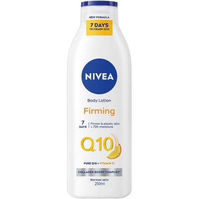 NIVEA Q10 Lait Corporel Raffermissant - Collagène & Vitamine C - Publicité NIVEA Q10 Lait Corporel Raffermissant - Collagène & Vitamine C - Publicité