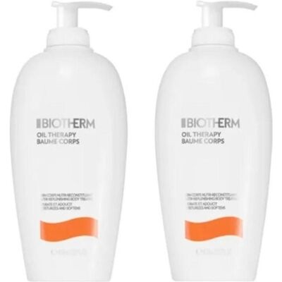 Biotherm, Set cadeau beauté, Coffret de lotions nourrissantes pour le corps pour peaux sèches Duo Oil Therapy Baume Corps (Set soin du corps) - Publicité Biotherm, Set cadeau beauté, Coffret de lotions nourrissantes pour le corps pour peaux sèches Duo Oil Therapy Baume Corps (Set soin du corps) - Publicité