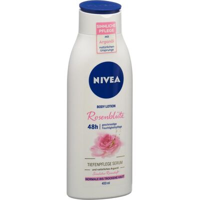 Nivea, Lotion pour le corps, Rosenblüte & Pflege Body Lotion (Lotion pour le corps, 400 ml) - Publicité Nivea, Lotion pour le corps, Rosenblüte & Pflege Body Lotion (Lotion pour le corps, 400 ml) - Publicité
