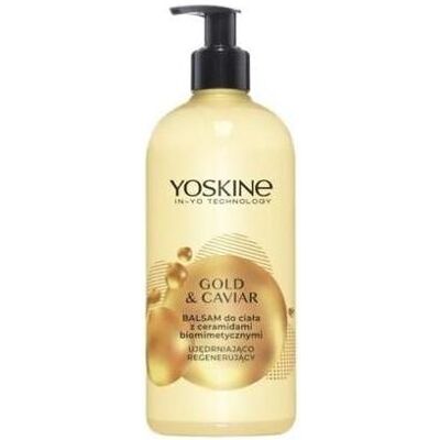 Lotion pour le corps Yoskine Or et Caviar - Corps - Publicité Lotion pour le corps Yoskine Or et Caviar - Corps - Publicité