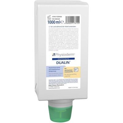 Physioderm Crème Protection de la peauDualin, 1000 ml - Crème de protection de la peau - Publicité Physioderm Crème Protection de la peauDualin, 1000 ml - Crème de protection de la peau - Publicité