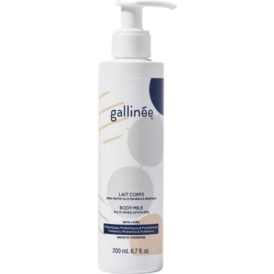 Gallinée Marque Modèle Lait Corporel Probiotique - Hydratant Corporel - Publicité Gallinée Marque Modèle Lait Corporel Probiotique - Hydratant Corporel - Publicité