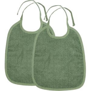 Meyco, Bavoir, Bavoir 2pcs basic tissu éponge forest green - Publicité Meyco, Bavoir, Bavoir 2pcs basic tissu éponge forest green - Publicité