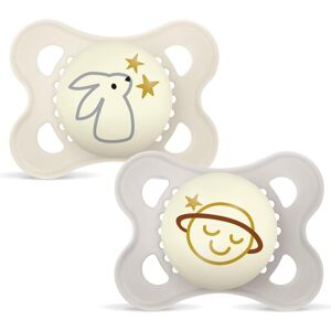 MAM, Tétine, - Original Night Silk Pacifiers - Neutral - 0-6m (2x, 0 - 6 Mois) - Publicité MAM, Tétine, - Original Night Silk Pacifiers - Neutral - 0-6m (2x, 0 - 6 Mois) - Publicité