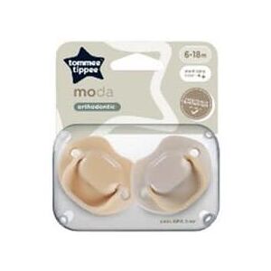 Tommee Tippee, Tétine, CTN Moda Silikon-Schnuller, 6-18 Monate, 2 Stück - verschiedene Farben (2x, 6 - 18 Mois) - Publicité Tommee Tippee, Tétine, CTN Moda Silikon-Schnuller, 6-18 Monate, 2 Stück - verschiedene Farben (2x, 6 - 18 Mois) - Publicité