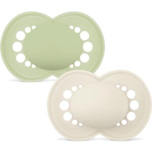 MAM, Tétine, - Orig Silk Pacifier 2-Pack - Green - 16-36 months (2x, 16 - 36 Mois) - Publicité MAM, Tétine, - Orig Silk Pacifier 2-Pack - Green - 16-36 months (2x, 16 - 36 Mois) - Publicité