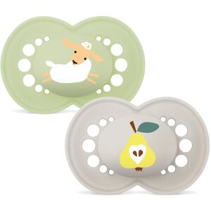 MAM, Tétine, - Original Silk Pacifiers - Neutral - 6-16m (2x, 6 - 16 Mois) - Publicité MAM, Tétine, - Original Silk Pacifiers - Neutral - 6-16m (2x, 6 - 16 Mois) - Publicité