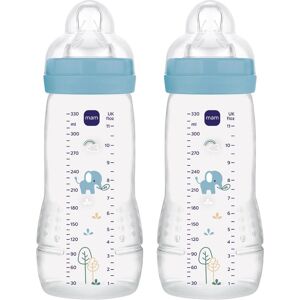 MAM, Biberon, - Easy Active Baby Bottle - Blue - 330ml (330 ml) - Publicité MAM, Biberon, - Easy Active Baby Bottle - Blue - 330ml (330 ml) - Publicité