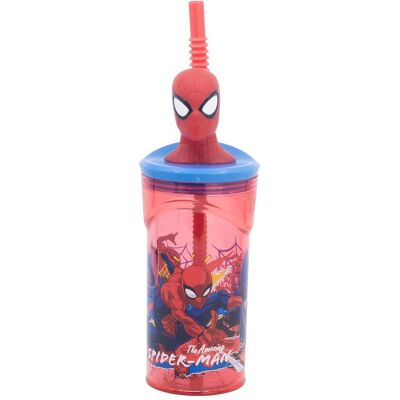 Stor, Vaisselle + couverts pour enfants, Spider-Man "Moving Target" 3D Figur (360 ml) - Trinkbecher - Publicité Stor, Vaisselle + couverts pour enfants, Spider-Man "Moving Target" 3D Figur (360 ml) - Trinkbecher - Publicité