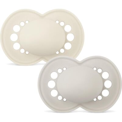 MAM, Tétine, - Orig Nat Rub 16-36m 2p Box V - Neutral - 16-36 months (2x, 16 - 36 Mois) - Publicité MAM, Tétine, - Orig Nat Rub 16-36m 2p Box V - Neutral - 16-36 months (2x, 16 - 36 Mois) - Publicité