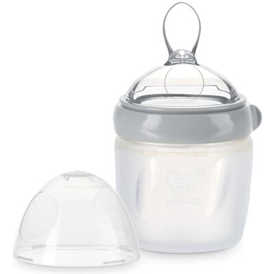 Biberon Haakaa avec Cuillère - 160 ml - Gris - Unisexe - Biberon - Publicité Biberon Haakaa avec Cuillère - 160 ml - Gris - Unisexe - Biberon - Publicité