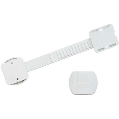 BabyDan Verrou Multi-Usage Blanc - Verrou de Sécurité Enfant - Publicité BabyDan Verrou Multi-Usage Blanc - Verrou de Sécurité Enfant - Publicité