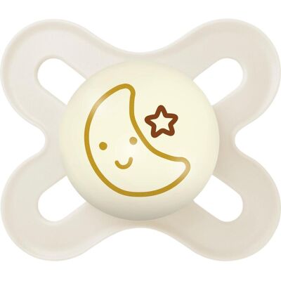 MAM, Tétine, - Original Start Night Silk - Neutral - 0-2 months (0 - 2 Mois) - Publicité MAM, Tétine, - Original Start Night Silk - Neutral - 0-2 months (0 - 2 Mois) - Publicité