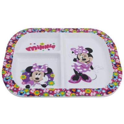 Stor, Vaisselle + couverts pour enfants, Speiseteller für Kinder Minnie - Publicité Stor, Vaisselle + couverts pour enfants, Speiseteller für Kinder Minnie - Publicité
