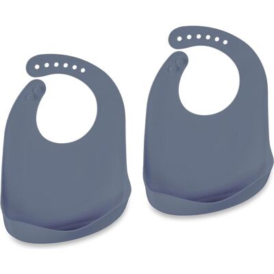 Relaxdays - Silicone Bibs Set - 30 x 23 x 1.5 cm - Lot de 2 - Silicone Bibs - Publicité Relaxdays - Silicone Bibs Set - 30 x 23 x 1.5 cm - Lot de 2 - Silicone Bibs - Publicité