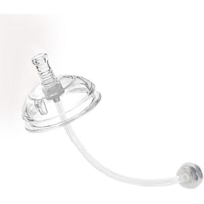 Haakaa, Biberon : accessoires, Generaion 3 Embout pour gourde avec paille automatique Set - Gris - Publicité Haakaa, Biberon : accessoires, Generaion 3 Embout pour gourde avec paille automatique Set - Gris - Publicité