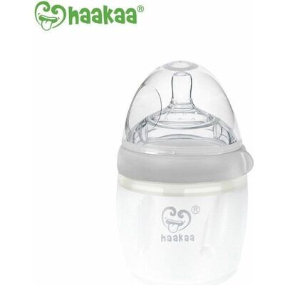 Haakaa, Biberon : accessoires, Biberon Génération 3 160ml - Gris - Publicité Haakaa, Biberon : accessoires, Biberon Génération 3 160ml - Gris - Publicité