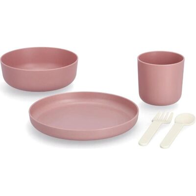 Ensemble de vaisselle pour enfants Zeller - 5 pièces en plastique rosé - Publicité Ensemble de vaisselle pour enfants Zeller - 5 pièces en plastique rosé - Publicité